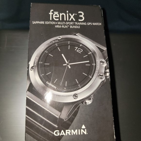Garmin Fenix 3 HR Sapphire Waterproof 100 Meter (Gray  Garmin Fenix 3 Sapphire watch